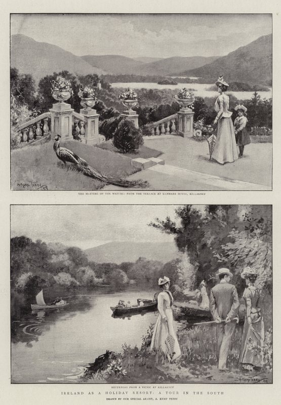 Irland als Ferienort, eine Tour im Süden von Arthur Kemp Tebby