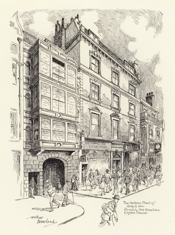Die Holborn-Front von Gray
