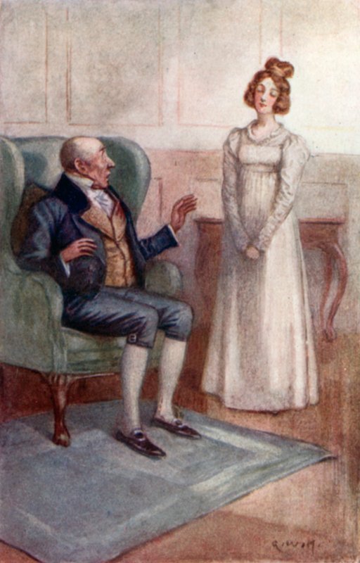 Illustration für Emma von Jane Austen von Arthur Wallis Mills