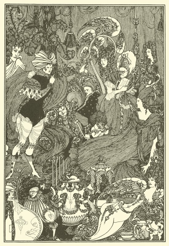 Die Höhle der Milz von Aubrey Beardsley