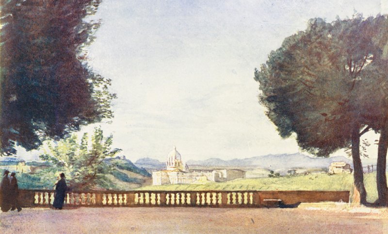 Rom: Sankt Peter vom Villa Pamphili Doria von Aubrey Waterfield
