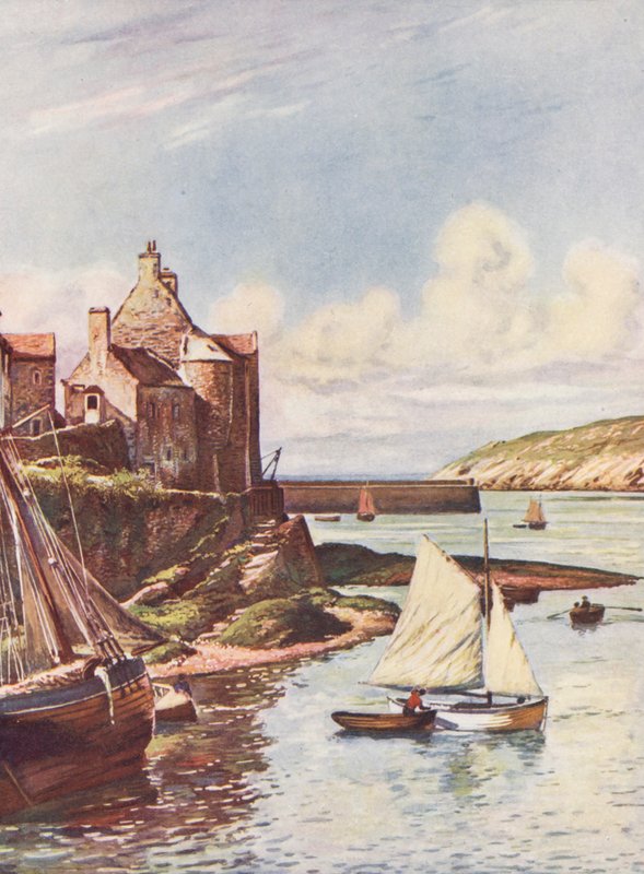 Frankreich: Der Hafen von Le Conquet von Auguste Gerardin