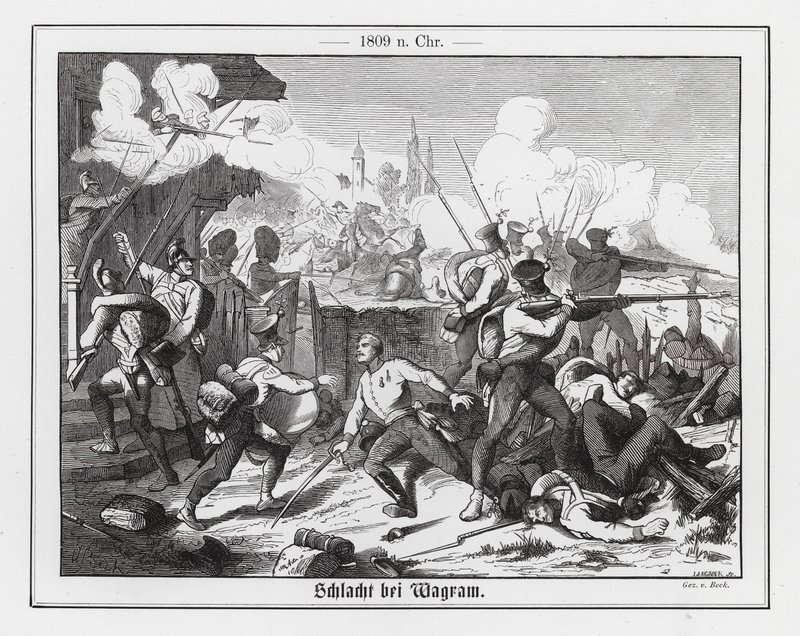 Schlacht bei Wagram von Augustus J. Beck