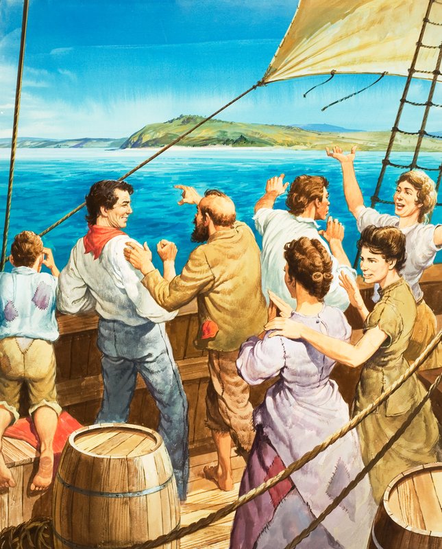 Der willkommene Anblick von Land von Barrie Linklater