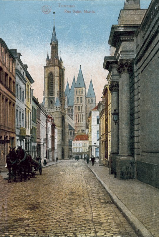 Tournai: Rue Saint Martin von Belgian Photographer