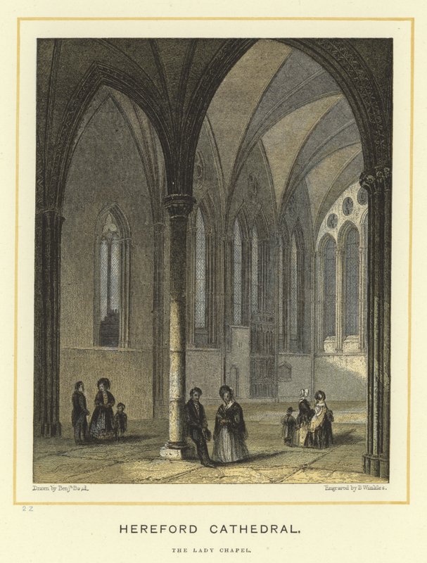 Kathedrale von Hereford, die Marienkapelle von Benjamin Baud