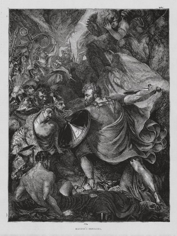 Ermordung von L. S. Dentatus von Benjamin Robert (after) Haydon