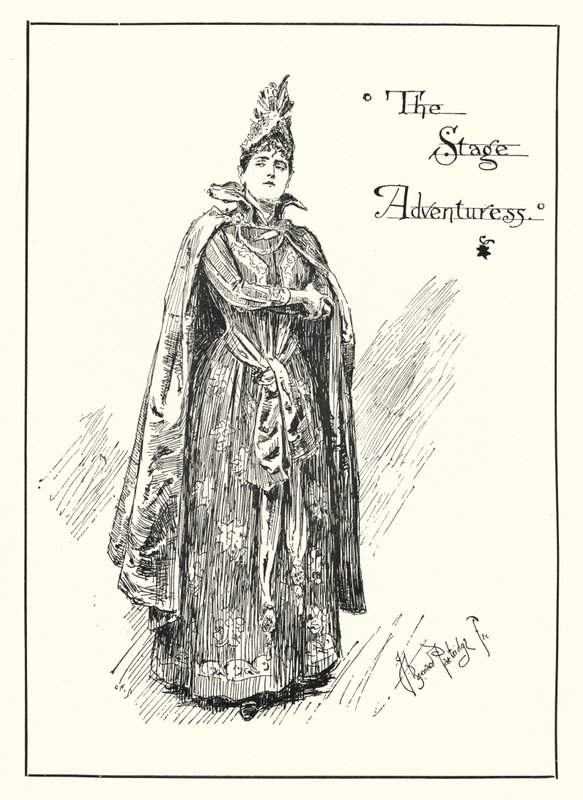 Die Bühnenabenteurerin von Bernard (after) Partridge