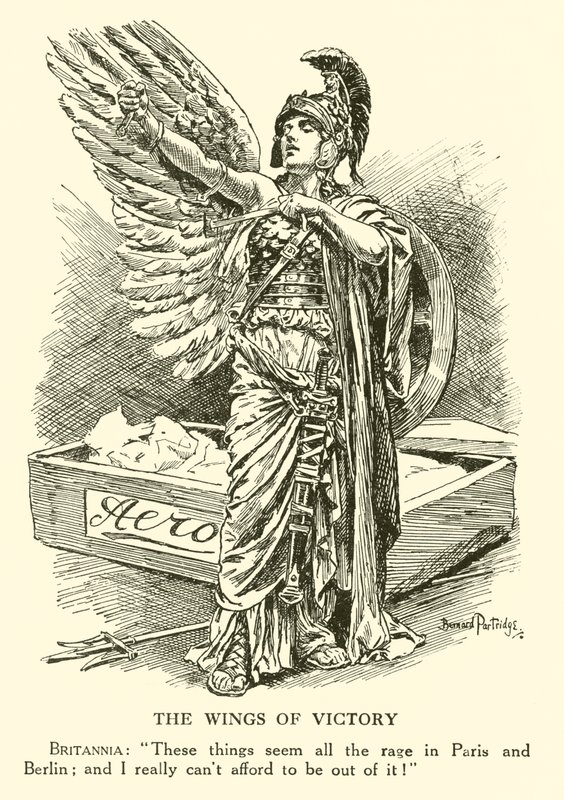 Die Flügel des Sieges von Bernard (after) Partridge