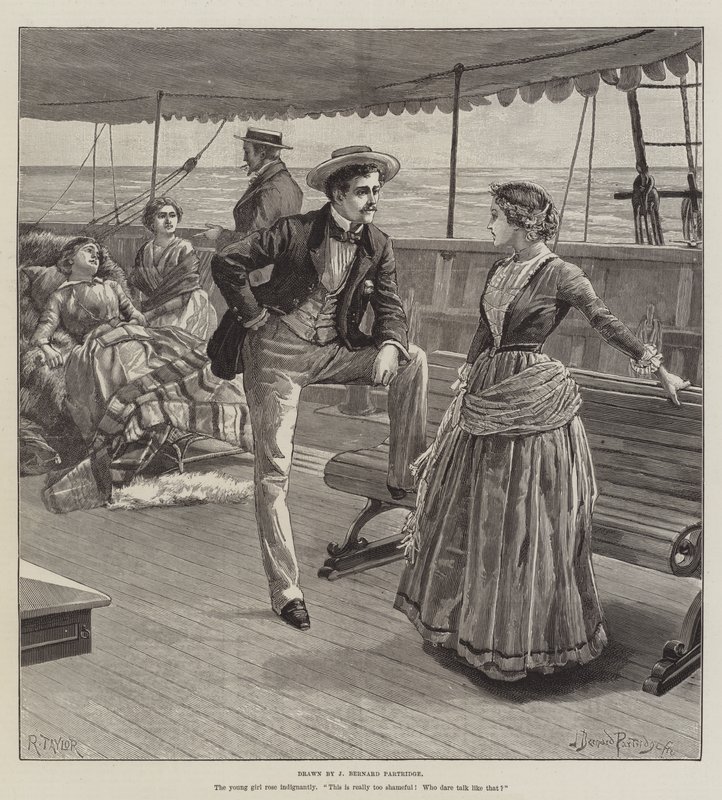 Der Kreuzzug des Excelsior, von Bret Harte von Bernard Partridge