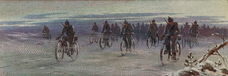 Deutsche Fahrradtruppen in Finnland, Finnischer Bürgerkrieg von Boris Vasilievich Zvorykin