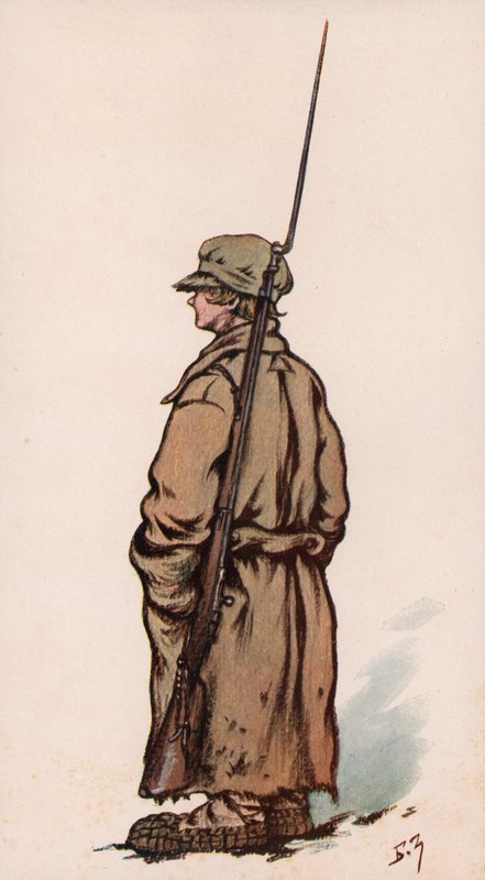 Junger Soldat der Roten Armee, Russischer Bürgerkrieg von Boris Vasilievich Zvorykin
