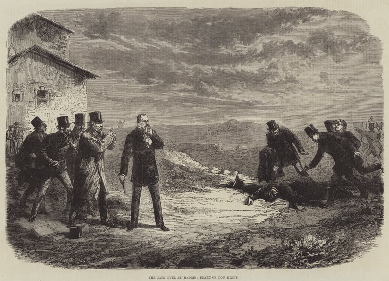 Das letzte Duell in Madrid, Tod von Don Henry von Burn Smeeton