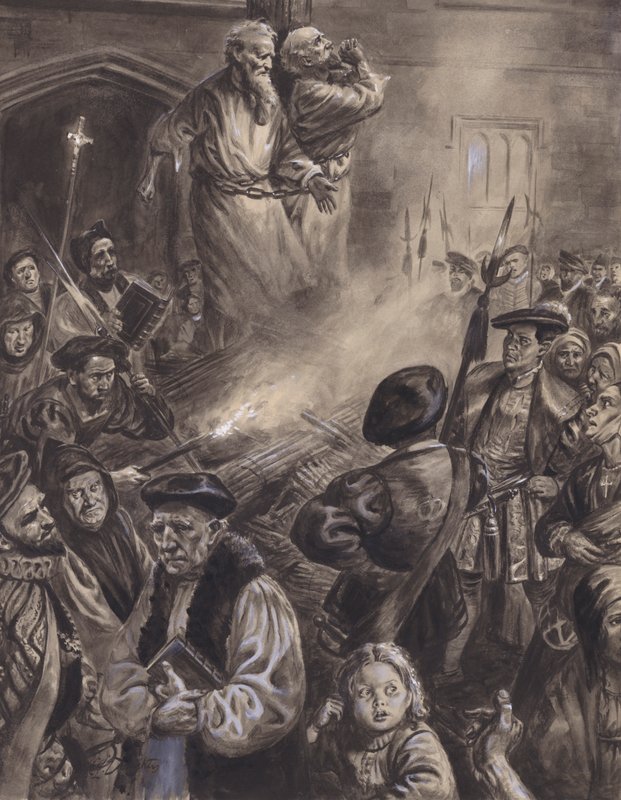 Martyrium von Ridley und Latimer von C.L. Doughty