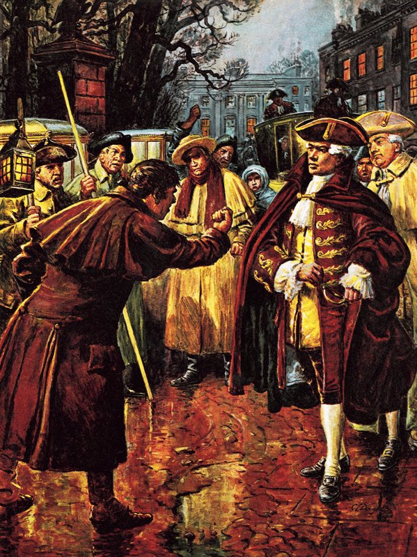 Die vier Peers - der Earl of Bute tritt unter Druck aus dem Parlament zurück von C.L. Doughty