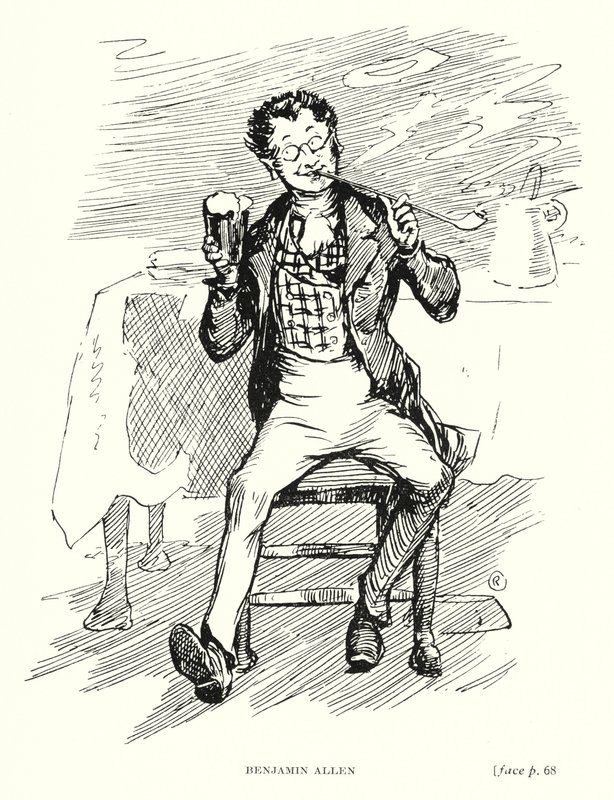 Dickens Charakter: Benjamin Allen von Captain Edward Henry Handley Read