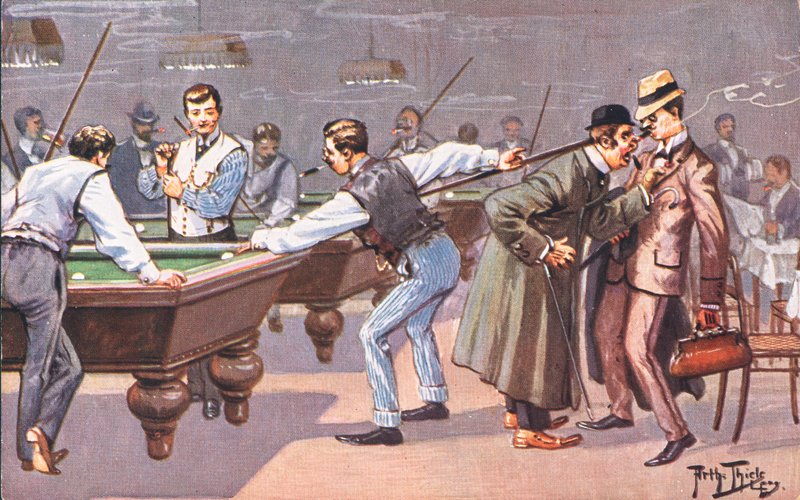 Billard spielen von Carl Robert Arthur Thiele