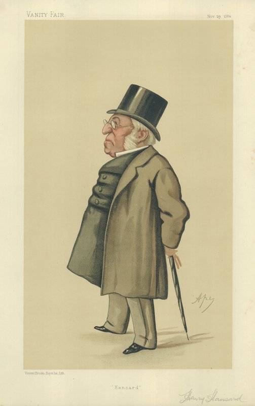 Mr. Henry Hansard von Carlo Pellegrini