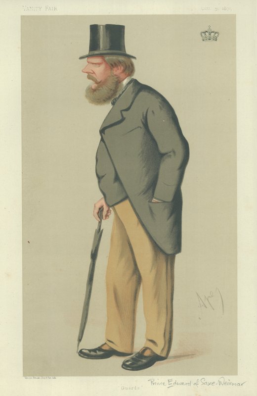 Prinz Edward von Sachsen-Weimar von Carlo Pellegrini
