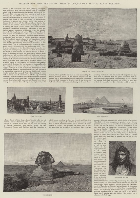 Illustrationen aus En Egypte, Notes et Croquis d