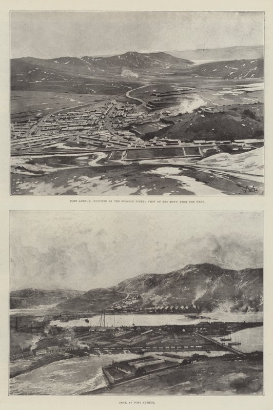 Skizzen von Port Arthur von Charles Auguste Loye