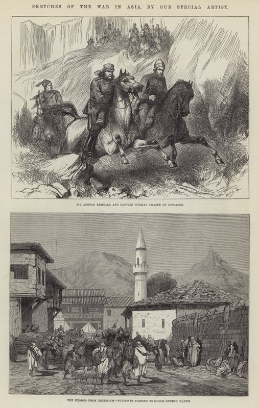 Skizzen des Krieges in Asien von Charles Auguste Loye