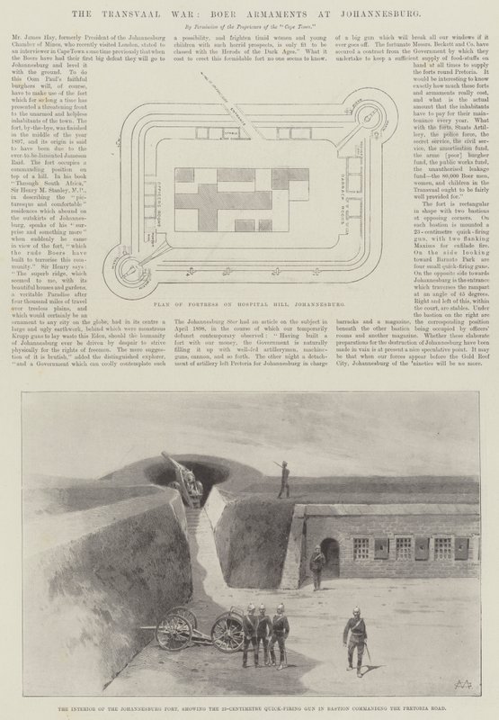 Der Transvaal-Krieg, Burenbewaffnung in Johannesburg von Charles Auguste Loye