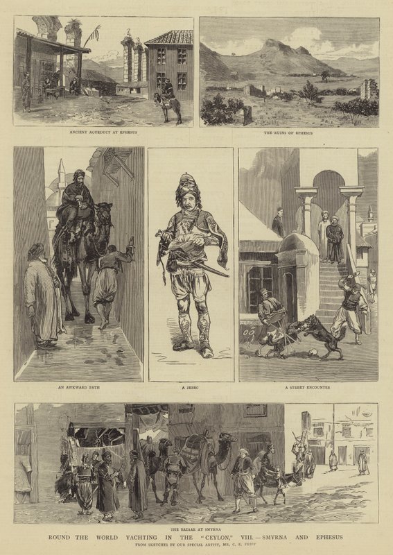 Weltumsegelung auf der Ceylon, VIII, Smyrna und Ephesus von Charles Edwin Fripp