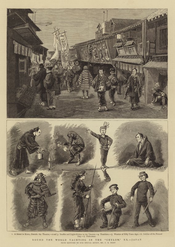 Weltumsegelung im Ceylon, XX, Japan von Charles Edwin Fripp