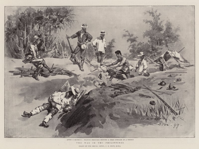 Der Krieg auf den Philippinen von Charles Edwin Fripp