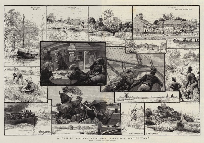 Eine Familienkreuzfahrt durch die Wasserwege von Norfolk von Charles J. Staniland