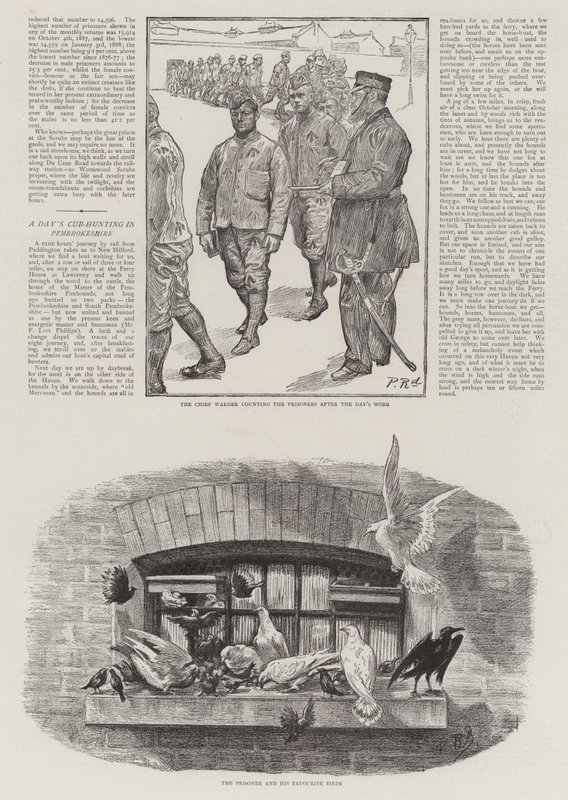 Sträflingsleben im Gefängnis Wormwood Scrubs von Charles Paul Renouard