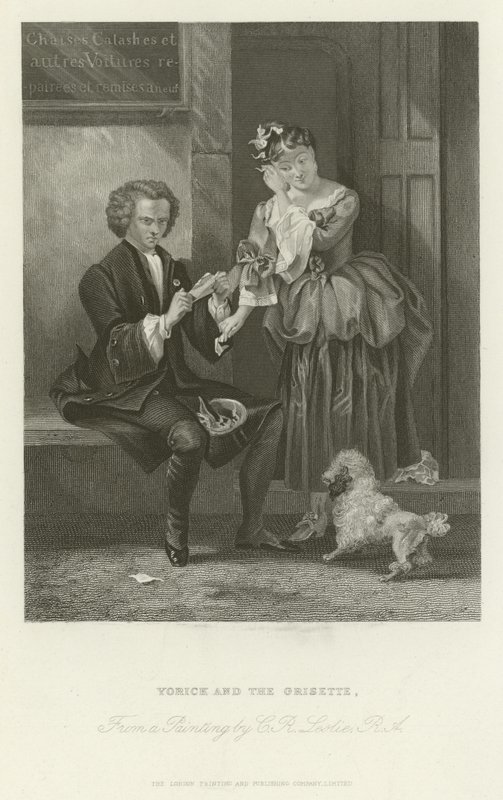 Yorick und die Grisette von Charles Robert Leslie