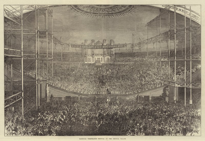 Nationales Abstinenzfestival im Crystal Palace von Sir John Charles Robinson