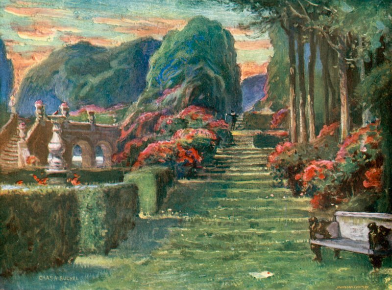 Was ihr wollt: Olivias Garten, von Mr. Hawes Craven von Charles A. Buchel
