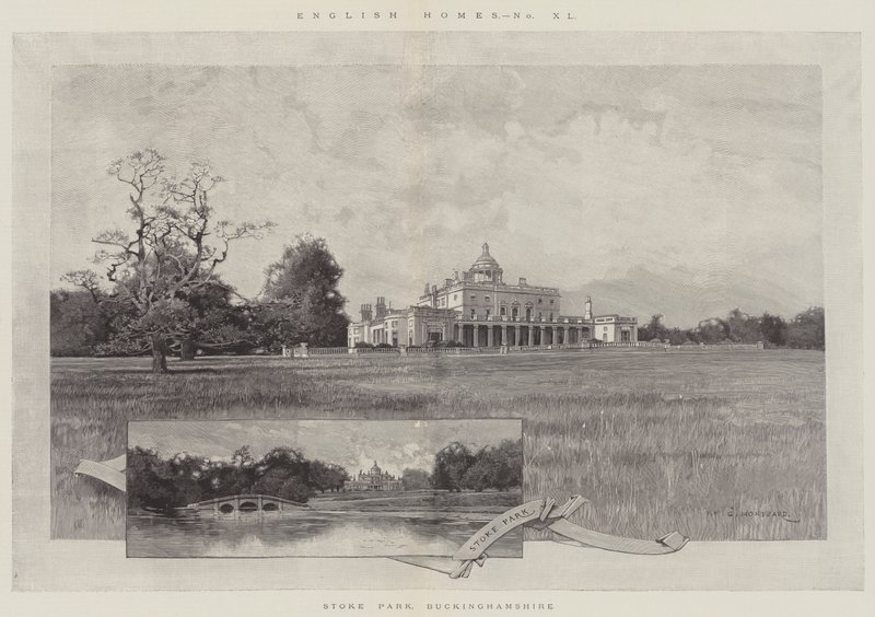 Stoke Park, Buckinghamshire von Charles Auguste Loye