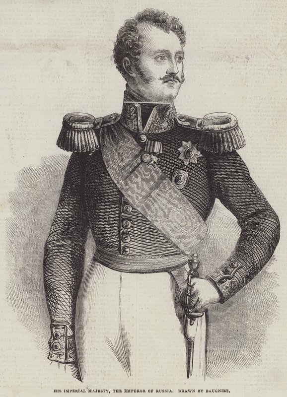 Seine Kaiserliche Majestät, der Kaiser von Russland von Charles Baugniet