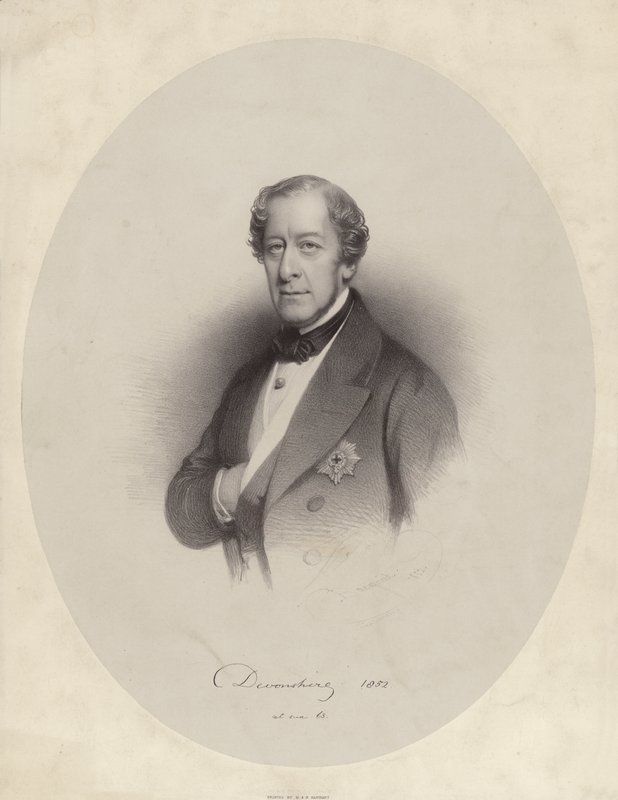 William George Spencer Cavendish, 6. Herzog von Devonshire von Charles Baugniet