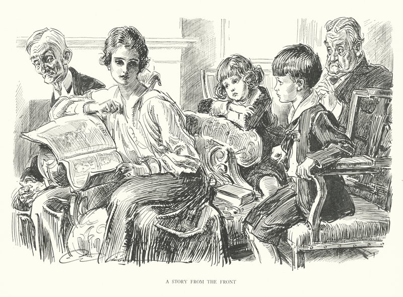 Eine Geschichte von der Front von Charles Dana Gibson