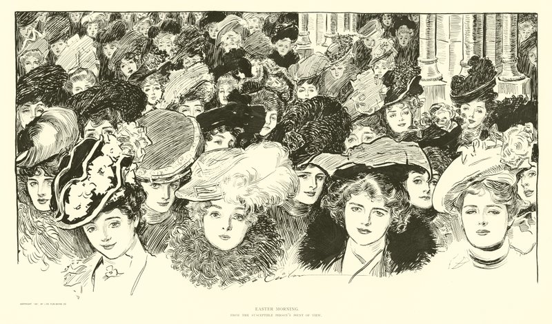 Ostermorgen, aus der Sicht empfindlicher Personen von Charles Dana Gibson