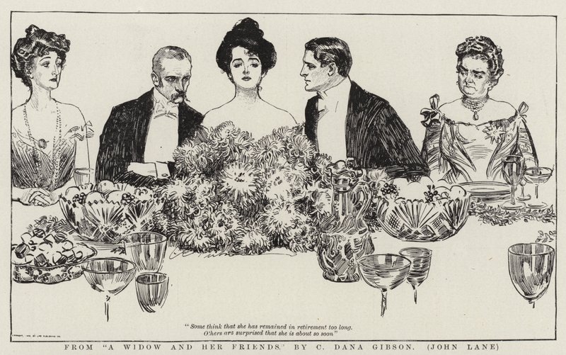 Aus Eine Witwe und ihre Freunde von Charles Dana Gibson
