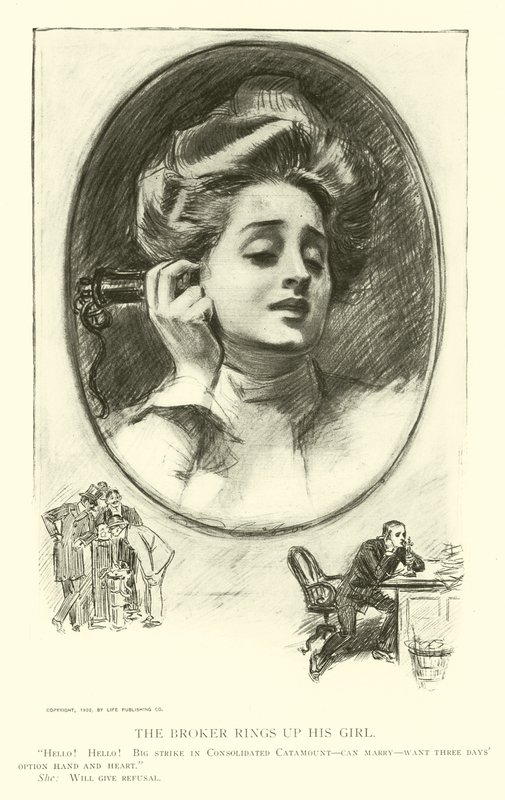 Illustration für Die Gesellschaftsleiter von Charles Dana Gibson