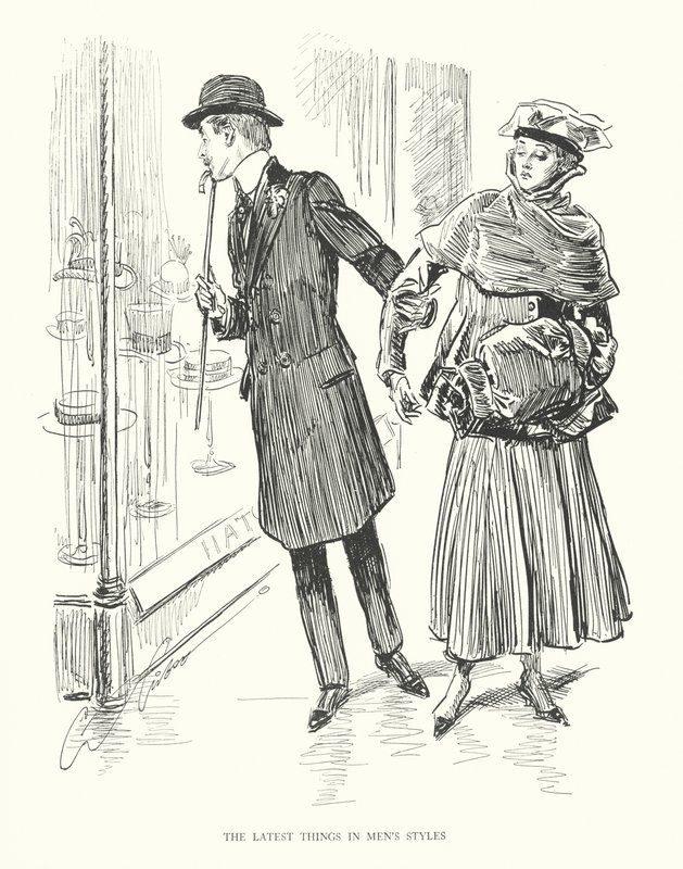 Die neuesten Herrenmoden von Charles Dana Gibson