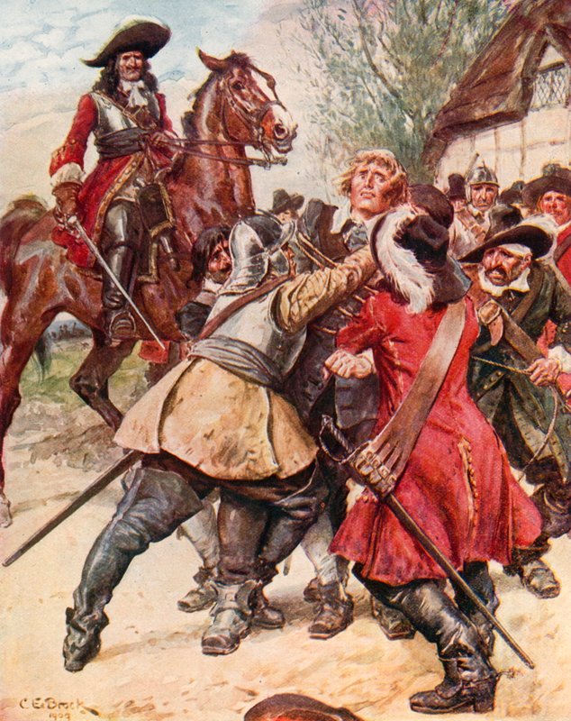 Bevor ich an Widerstand denken konnte, wurden mir starke Seile umgeworfen von Charles Edmund Brock
