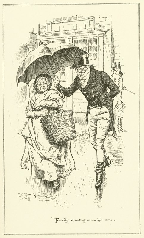 Illustration für Die Essays von Elia von Charles Lamb (Gravur) von Charles Edmund Brock