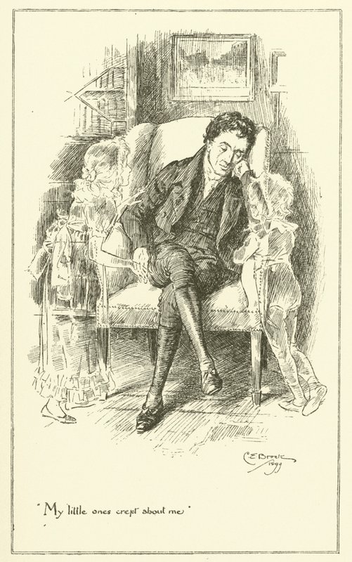 Illustration für Die Essays von Elia von Charles Lamb (Gravur) von Charles Edmund Brock