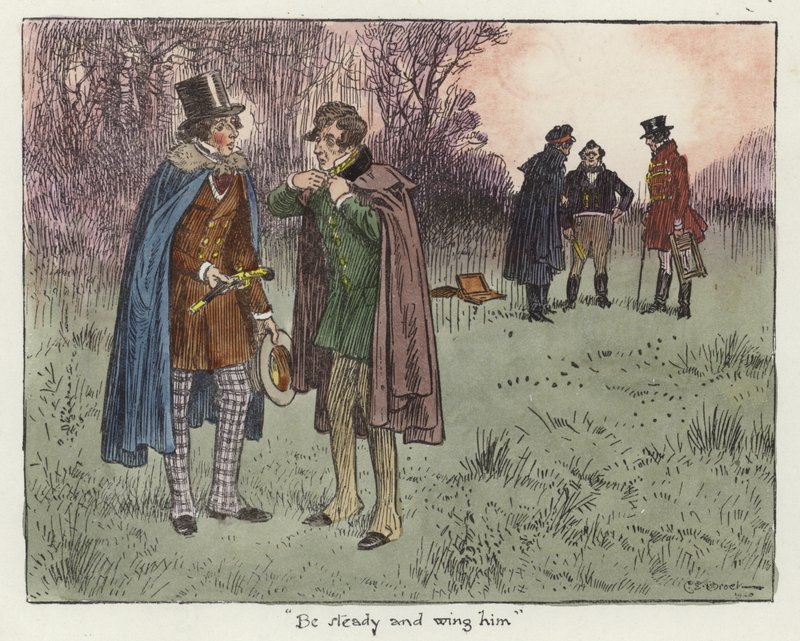 Illustration für die Pickwick Papers von Charles Edmund Brock