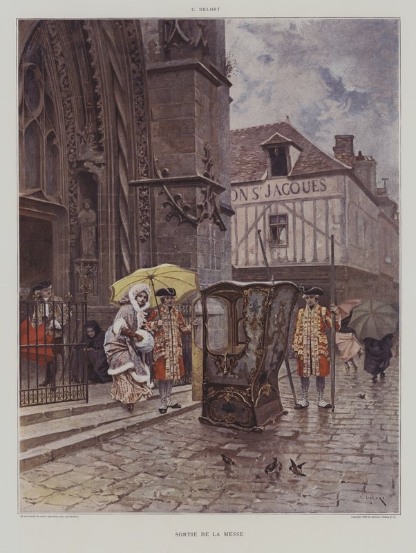 Nach der Messe von Charles Edouard Delort