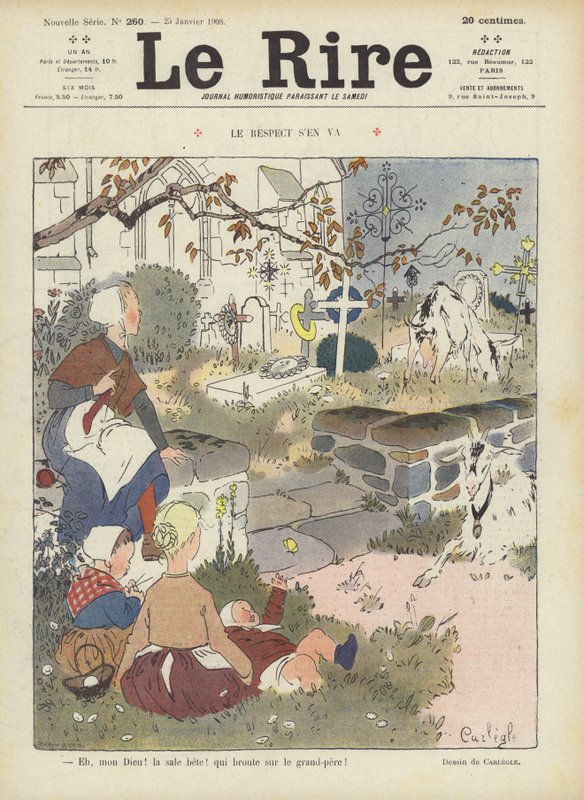 Illustration für Le Rire von Charles Emile Egli