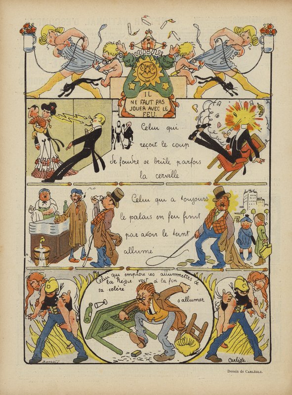 Illustration für Le Rire von Charles Emile Egli